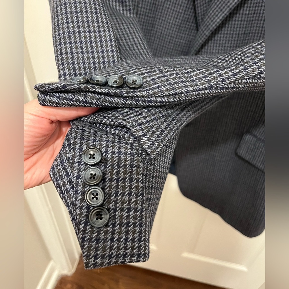 NWOT Vintage Neiman Marcus Wool/Cashmere Hickey-Freeman Collection Blazer Size L - Picture 3 of 13